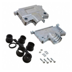 980-2000-348 Two-Piece Backshell, 37 Position, 180°, Shielded