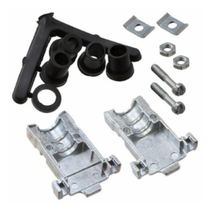 980-2000-345 Two-Piece Backshell, 9 Position, 180°, Shielded