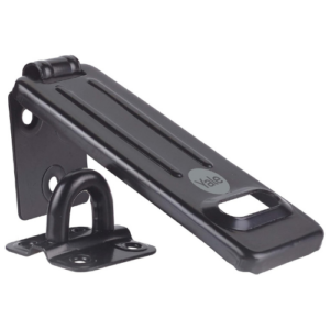 Yale Steel Hasp 120mm Black Finish #Y135B/120/BK