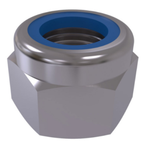 PREVAILING TORQUE HEXAGON NUT ISO 7040 (DIN 982), M6