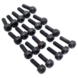 M2x6 Hex Cap Screw, Black Grade 12.9