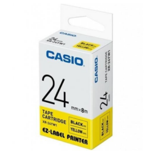 Casio XR-24YW1 Standard Ez Label Tapes, 0.06 kilograms