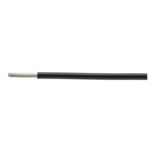 TE Connectivity SPEC 55 Series Harsh Environment Wire, 55A0111-18-0, 19 Strand, ETFE, Black, 100 m