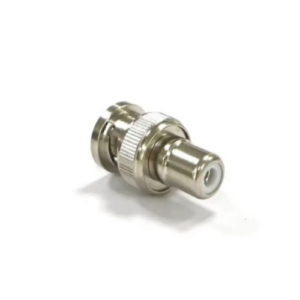 Straight 50 Ω Coaxial Adapter, BNC Plug to RCA Socket