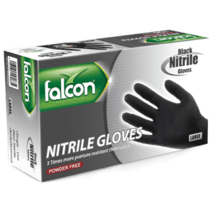 Gloves, Black, Large