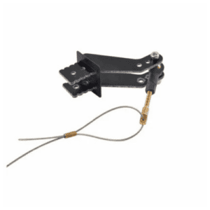Rudder Control Horn Set with Ball Joint, Copper Screws and Steel Wire for Fixed-Wing RC Model Airplane