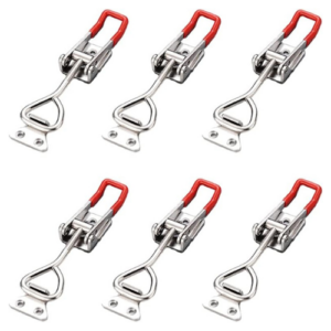 4001 Adjustable Toggle Latch Clamp, 150 kg (330 lb) Holding Capacity, Quick Release Pull Latch with 24 Screws