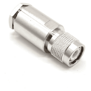 TNC Plug Cable-Mount Connector, 50 Ω, Solder Termination, Straight Body