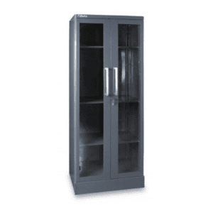 BETA 055000422 Sheet Metal Tool Cabinet with Two Clear Polycarbonate Doors for Workshop Equipment Combination RSC55
