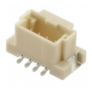 Molex DuraClik Straight Surface-Mount PCB Header, 4 Contacts, 2.0 mm Pitch, 1 Row, Shrouded