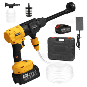 Cordless Pressure Washer for Makita 18V Battery, 1200 PSI Brushless, with 4.0Ah Battery & 6-in-1 Nozzle