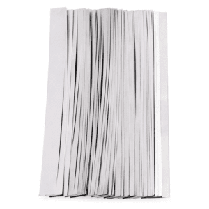 SHONAN Pure Nickel Strip, 99.6% Nickel, 0.1 × 5 × 100 mm, 100 Pcs, for 18650 Battery Spot Welding