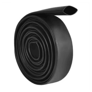 TE Connectivity (Raychem) DR-25 Heat Shrink Tubing, Black, 6.4mm Sleeve Dia., 2:1 Ratio, 50m Length
