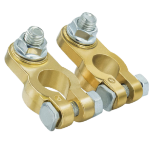 Battery Terminal Connector, Heavy Duty Cable End Connector Compatible With Car, Van, Truck Marine Boat RV etc, Top Post Battery Terminals End Clamp