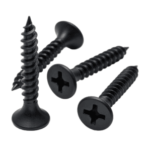 Drywall Screw, Black Phosphate Coated, 1022A Steel Heat Treatment, Size 8 x 3/4" (1000 pcs/Box)