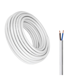 2 Core 1.5mm Wire White
