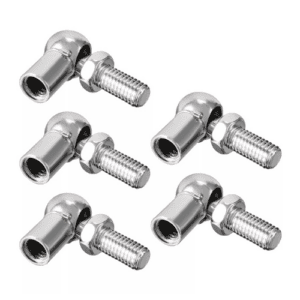 Gas Spring Rod End Fitting, Ball Connector 6 mm Female / 8 mm Male