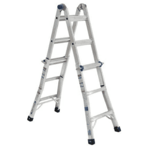Werner Ladder - Foldable telescoping multi-position ladder Aluminium 13 Feet Model-MT 13