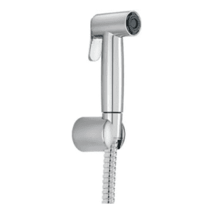 ABS CHROME SHATTAF WITH SUPREME HOSE AND WALL HOLDER RAK32007