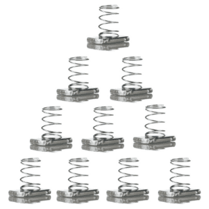 Channel Nuts, M8 - Spring Nuts With Zinc Electroplate Finish