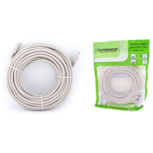 10 meters, patch cable Cat 6( Terminator),- male to male