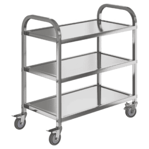 Stainless Steel Service Trolley 3-Tier ST3T RUMOOZ-SD