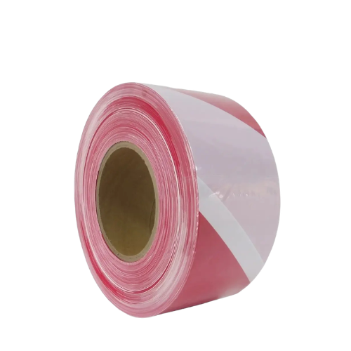 Workland Double Sided Warning Tape Red & White, 35 Microns x 7 x 500 Meter