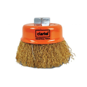 Clarke Crimped Cup Wire Brush M10 x 75mm CWBC-75C