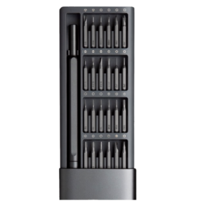 Magnetic Precision Screwdriver Set with Pop-Up Storage Box, 24 Bits