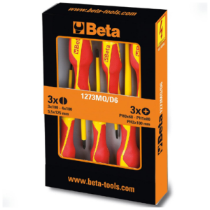 Beta 1273 MQ/D6-6 Screwdrivers Hanging Pack