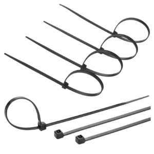 10mm x 800mm PVC/Nylon Cable Tie Black ( 100 Pcs per packet )