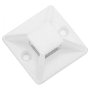 Cable Tie Mounts Cable Tie Mount, Hi Tmp. Adh., .75"x.75" (19.1mm x 19.1mm ) Mfr. #:ABMM-AT-C0