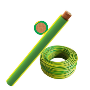 RR Cable 2.5 sq.mm, Green & Yellow, 100 Yard