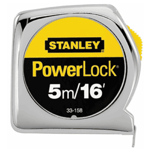 Stanley Measuring Tape 5 m, Steel Body, 33158