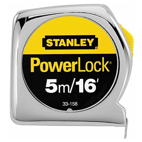 Stanley Measuring Tape 5 m, Steel Body, 33158
