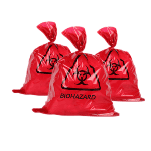 Bemaxy Biohazard Waste Bags - Disposable Infectious Safety Bag, Autoclavable, Puncture Resistant, 20 Gal Capacity, 1.77 mil, 45 mircon, 24"x 31" (20)