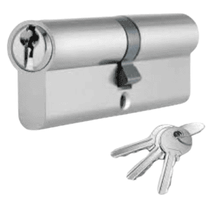 DOOR CYLINDER 70MM 3 KEY SN