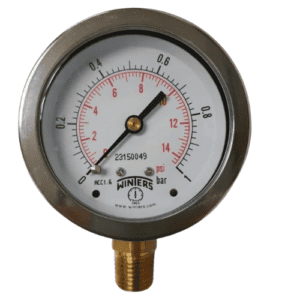 Winter Gauge 0 to 8 Bar thread size-3/8’’