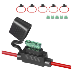 MulWark Waterproof Pigtail Blade Fuse Holders and30AMP ATO/ATC Fuses Kit