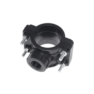 HDPE SADDLE CLAMP 90MM X 1''