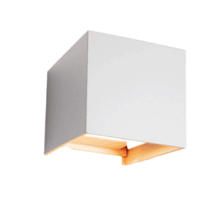 LED Wall Light, Aluminum Waterproof Outdoor Light 10W 100-277V 3000K Adjustable Indoor Wall Lamp Warm Light (White -10W, Outdoor)