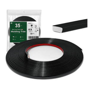 Black Trim Molding 30 meter roll Black 1 mm thickness