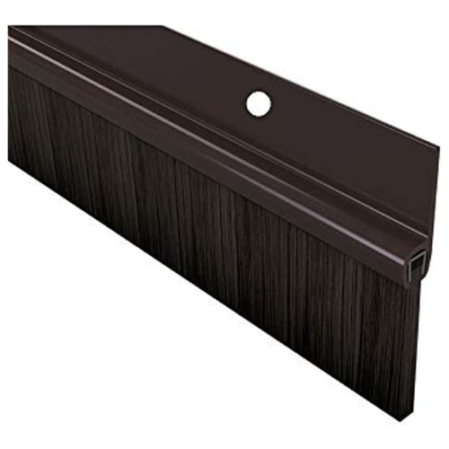 Door Seal Brush 100cm, Screw Fitting, Black