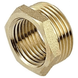 1" X 1/2" BRASS REDUCER BUSH