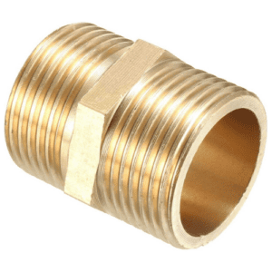 3/4" BRASS HEX NIPPLE