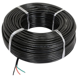 Flexible Cable, Black, 3 Core, 2.5 sq mm
