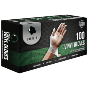 Gorilla Vinyl Gloves, Large