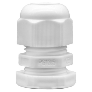 PG 13.5 Cable Gland, White