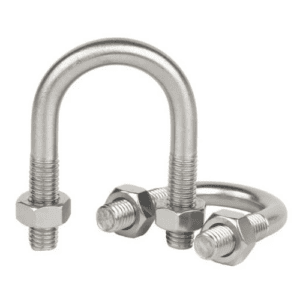 SS U CLAMP 8 MM X 2 INCH