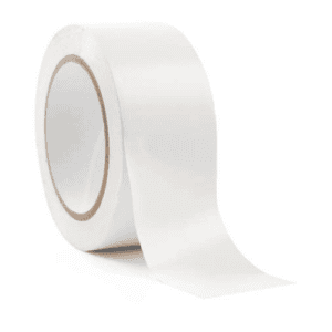Safety Tape, White, 2 x 25 Yard